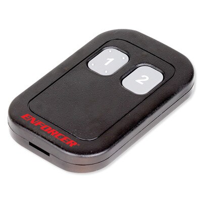 Seco-Larm Enforcer Handheld Slimline RF Transmitters, 2 Buttons, 3 Channels